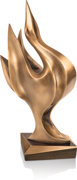 Bronzefigur »Godimento della vita« von Robert Simon