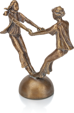 Bronzefigur «Zusammenhalt» aus dem Atelier Strassacker