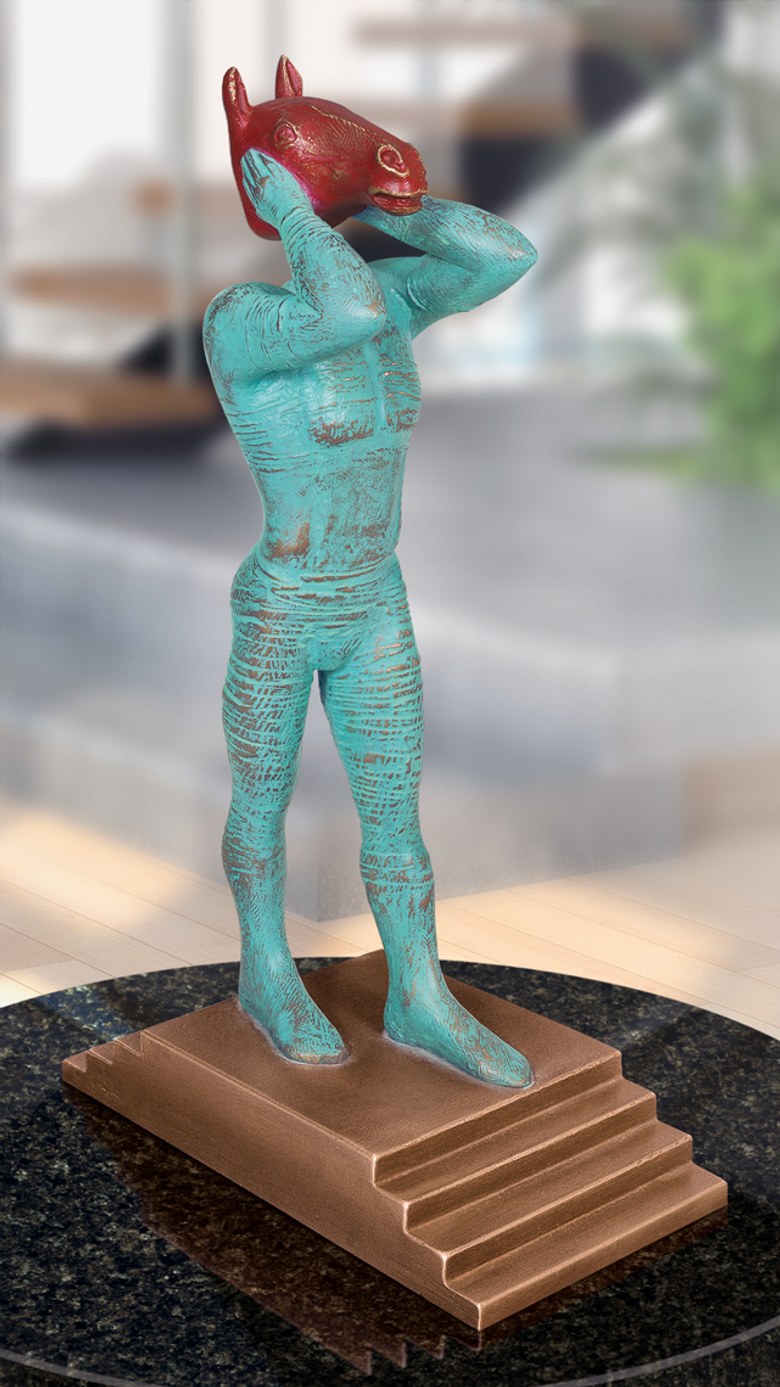 Bronzefigur Joker von Günther Stimpfl