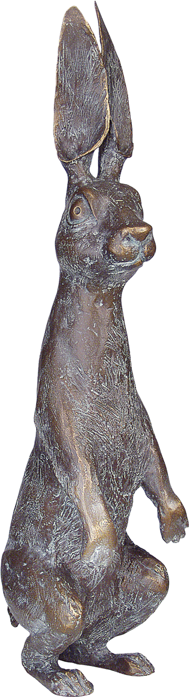 Bronzefigur Hase von Kurt Grabert