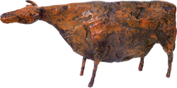 Bronzefigur Kuh von Hermann Schwahn