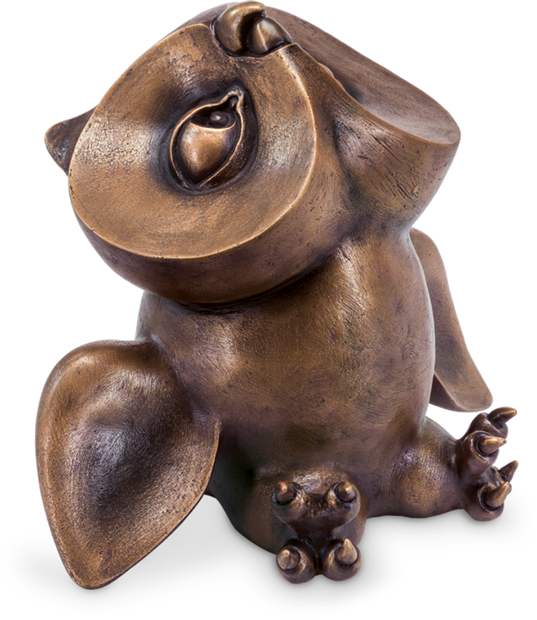 Bronzefigur Eule von Atelier Strassacker