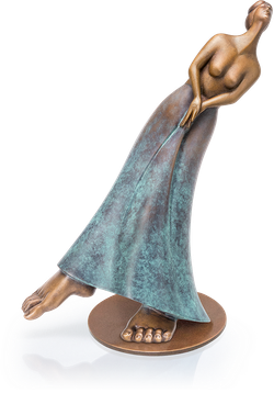 Bronzefigur Time von Andrea Bucci