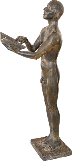 Bronzefigur Der Sänger von Rüdiger Schwenk