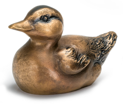 Bronzeskulptur Küken