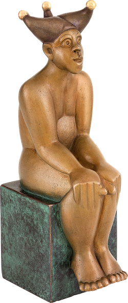 Bronzefigur Der Narr von Stefan Donhauser