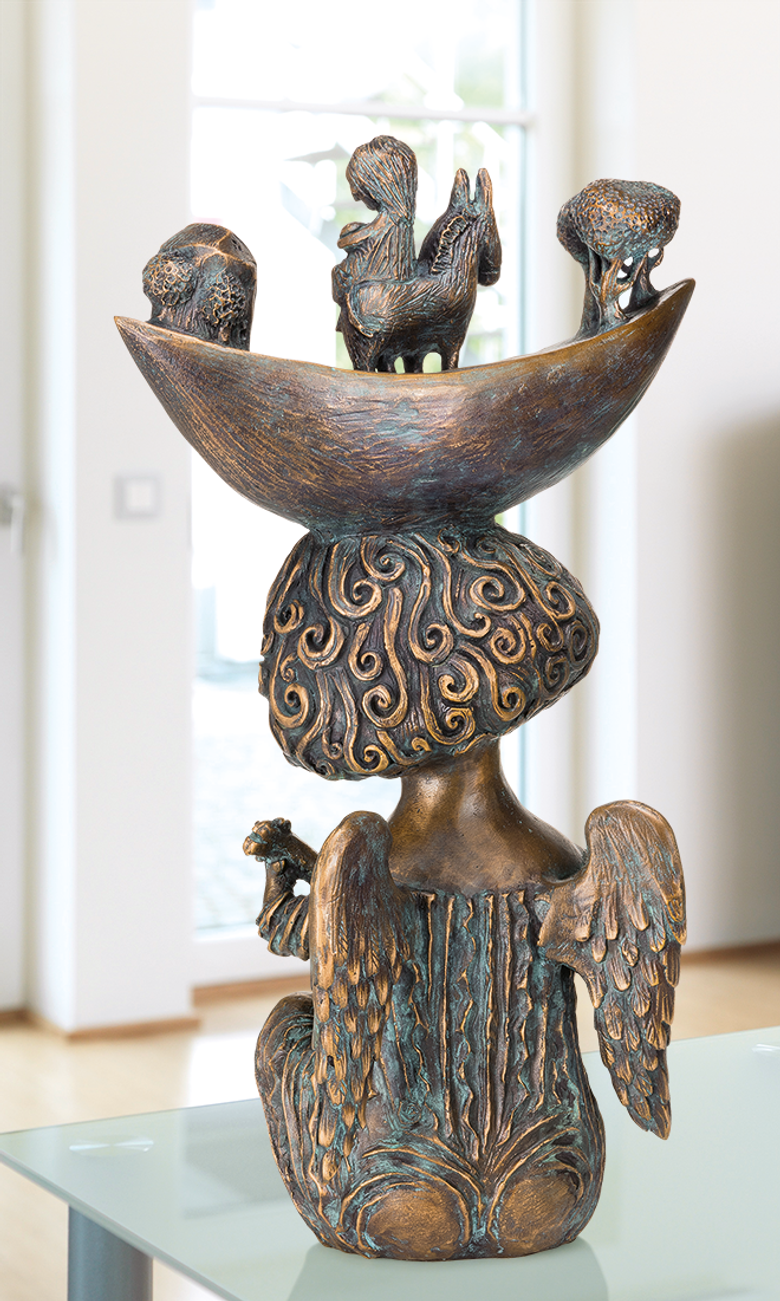 Bronzefigur Weihnachtslied von Yalonetski