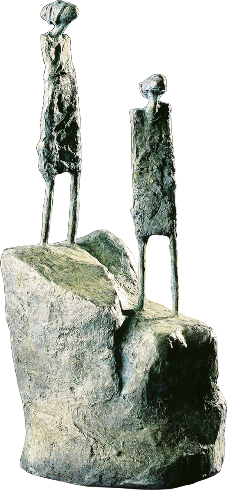 Bronzefigur Der, der sich nähert von Miguel Sanoja