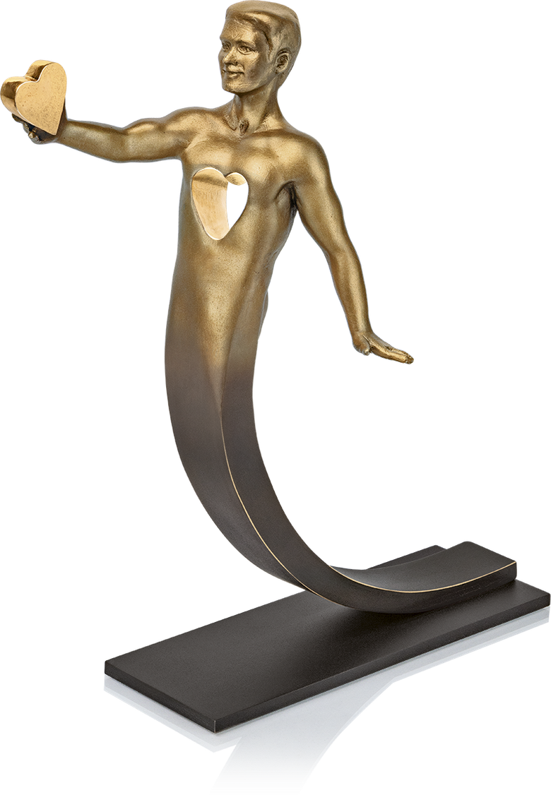 Bronzefigur «Love» von Annie Jungers