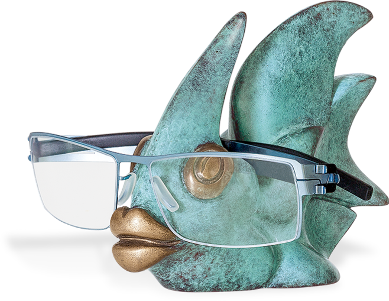 Bronzefigur Fisch von Jagna Weber