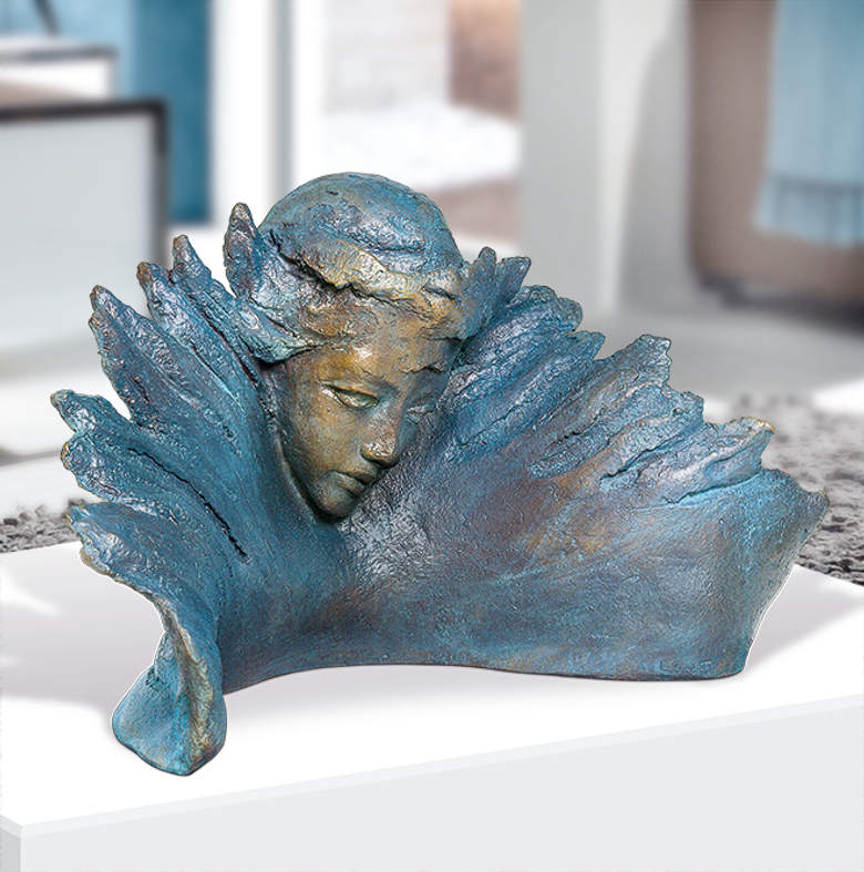 Bronzefigur Tag und Nacht von Maria-Luise Bodirsky