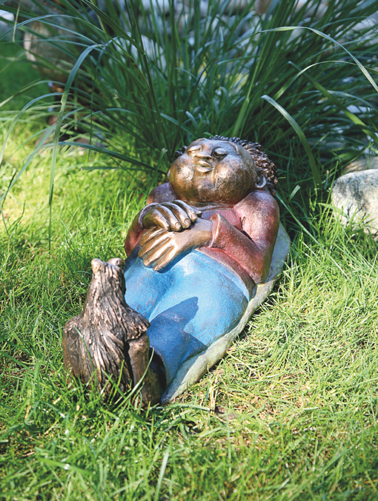 Bronzefigur Otto, der Müde von Catherine Boulogne