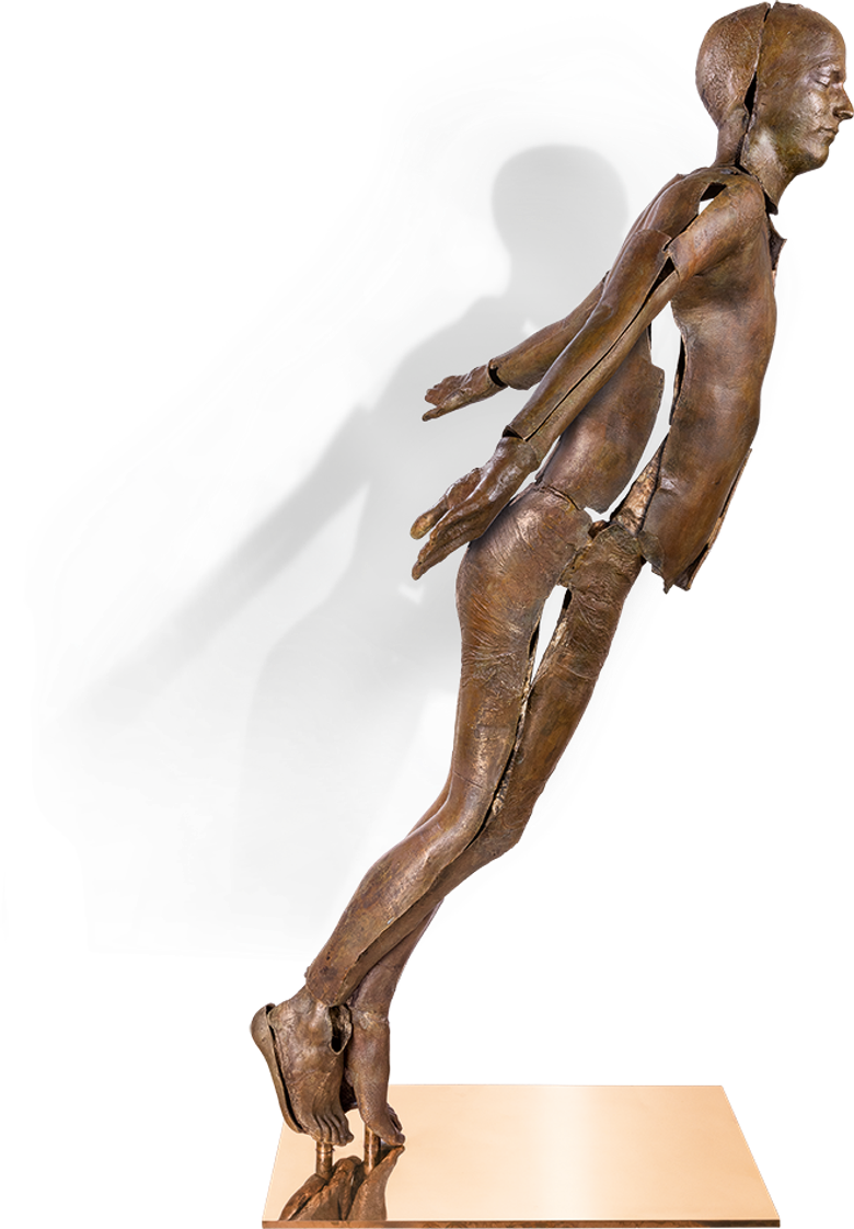 Bronzefigur RISING von Kleeberg
