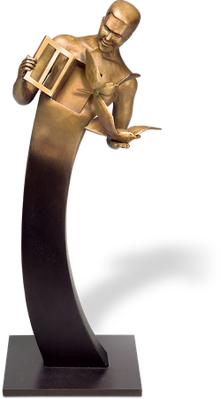 Bronzefigur Liberté von Annie Jungers