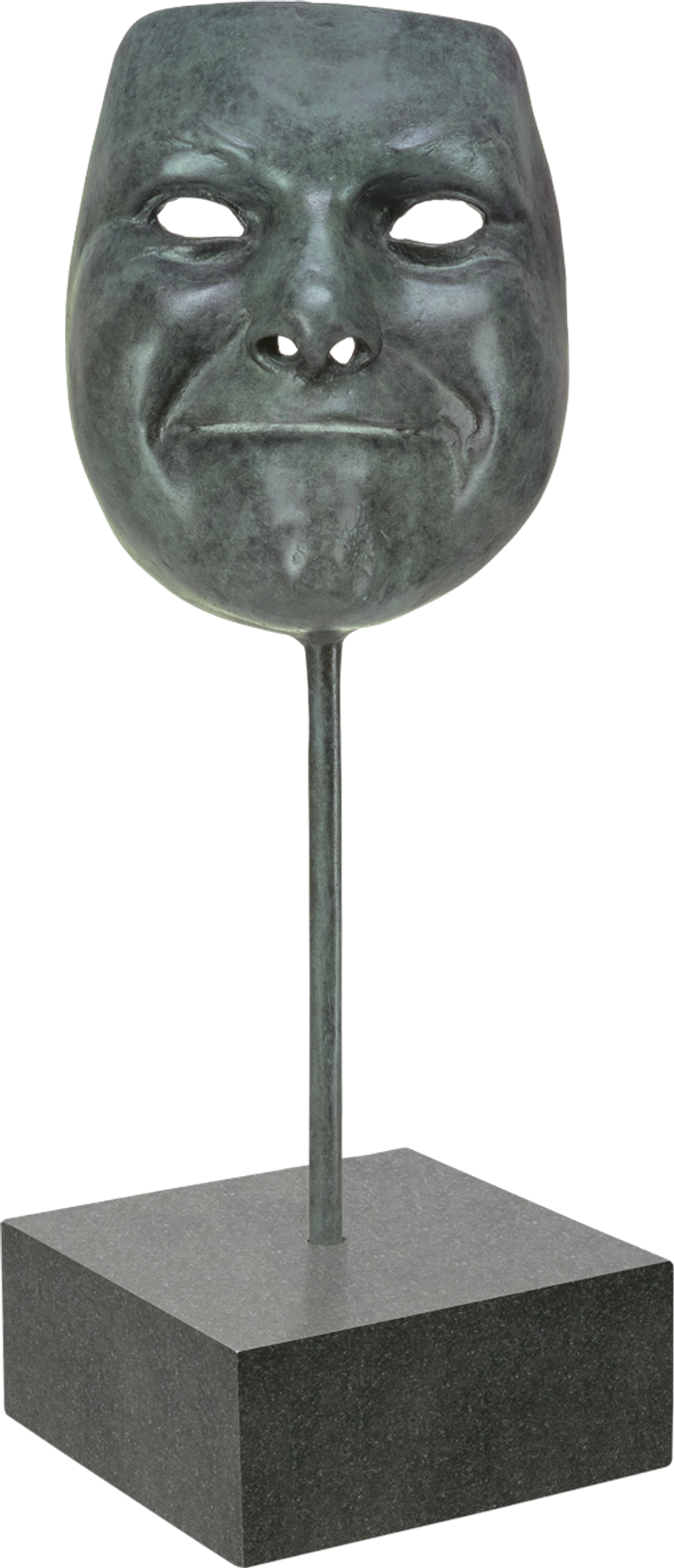 Bronzefigur Mask III von Veronika Psotková