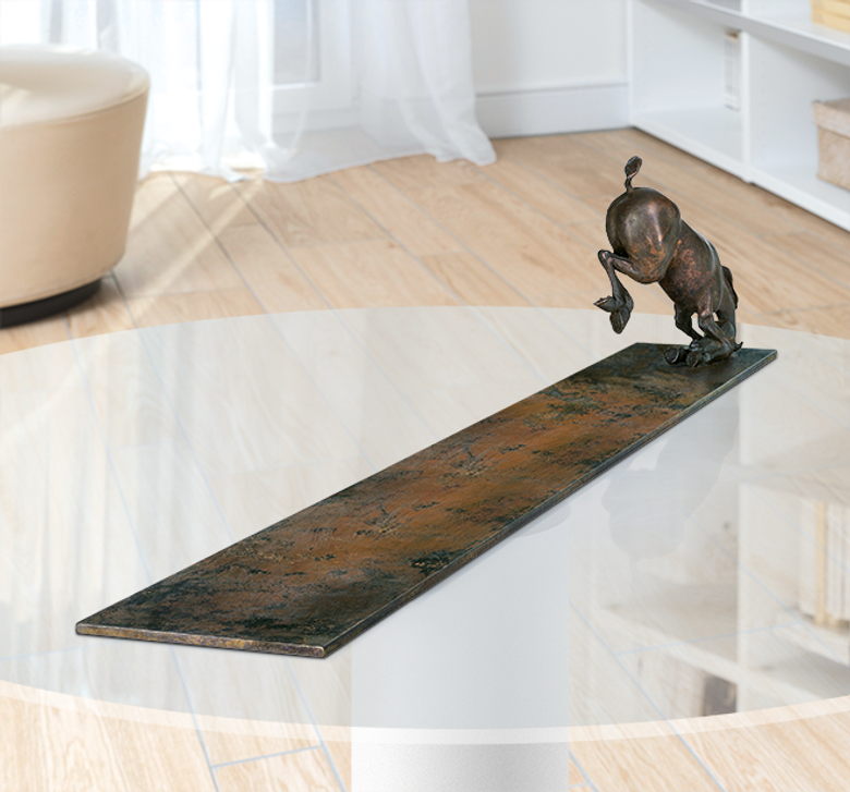 Bronzefigur Zeit zur Wende von Woytek