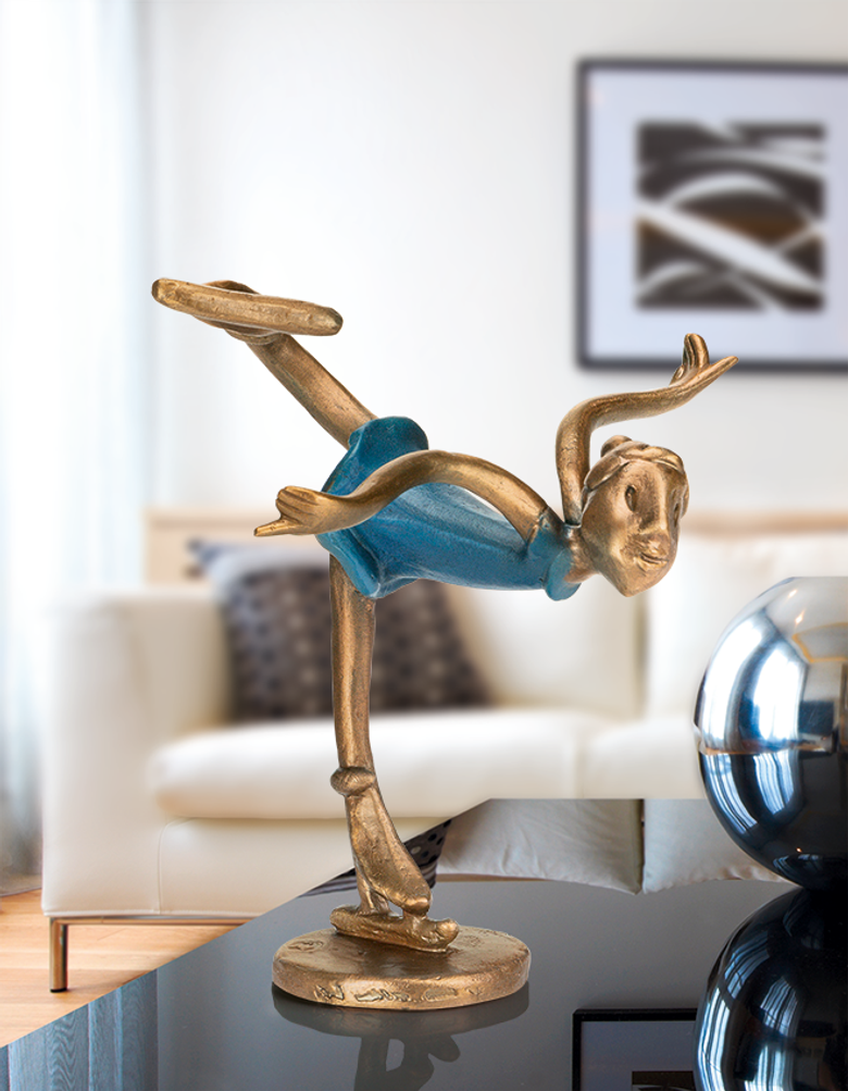 Bronzefigur »Eisprinzessin« von Kurtfritz Handel