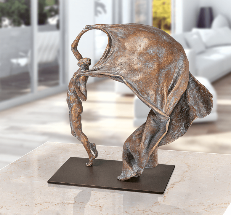 Bronzefigur »Seelenfreiheit« von Pawel Andryszewski