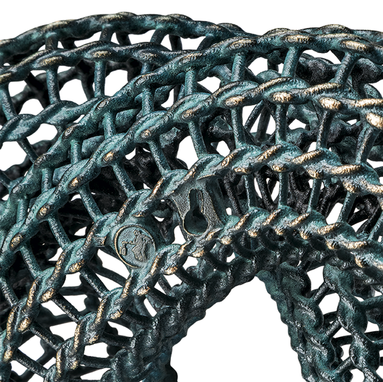 Bronzefigur «Knoten» von Ines Fiegert