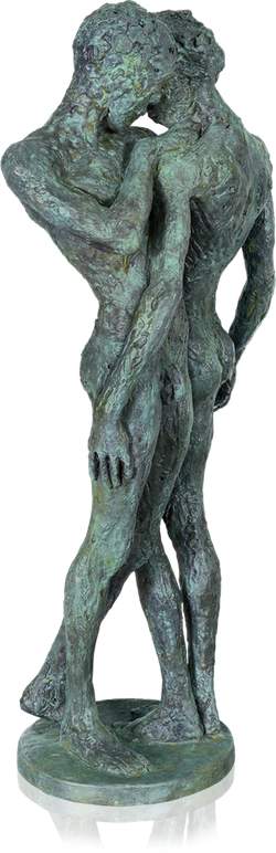 Bronzefigur In the Beginning von Gudrun Steen-Andersen