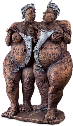 Bronzefigur Quellnymphen von Eva Roucka