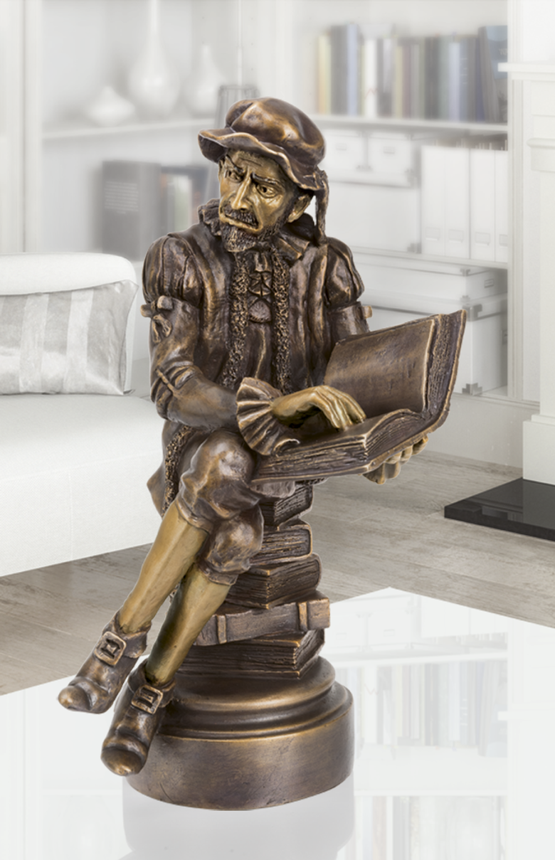 Bronzefigur Advokat von Thomas Schöne