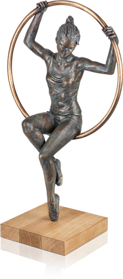 Bronzefigur »Al Cerchio« von Damiano Taurino