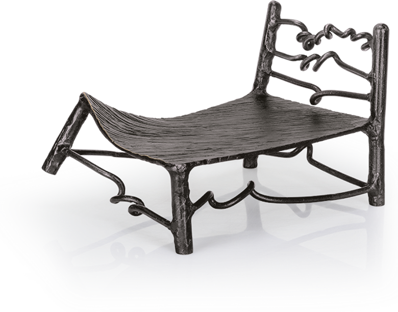 Bronzefigur Bed of frustration von Newman-Maguire