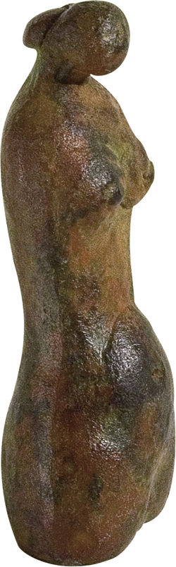 Bronzefigur Torso von Hermann Schwahn