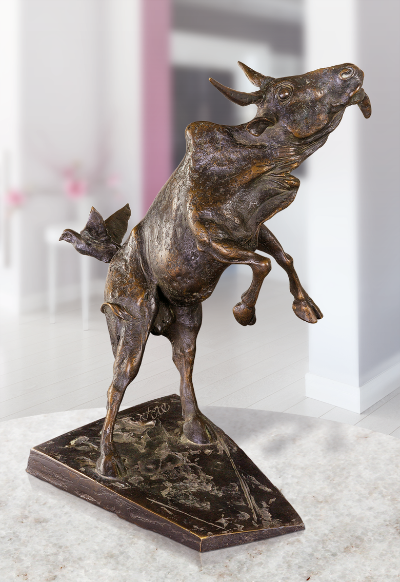 Bronzefigur Rodeo in mind von Woytek