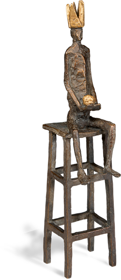 Bronzefigur Kleiner König von Marianne Mostert