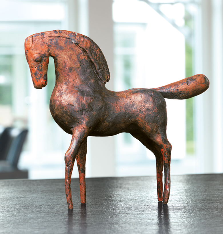 Bronzefigur Pferd von Hermann Schwahn