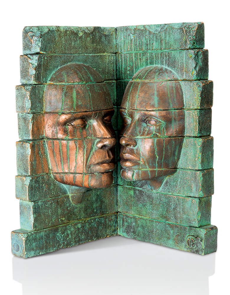 Bronzefigur Ruine von Giraud