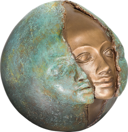 Bronzefigur Metamorphose von Maria-Luise Bodirsky