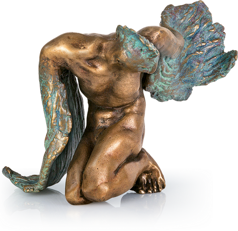 Bronzeskulptur-Phoenix