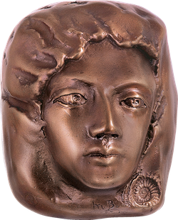 Bronzefigur Die Glänzende von Maria-Luise Bodirsky
