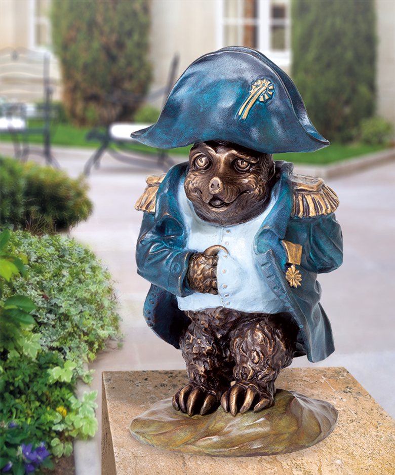 Bronzefigur Maulwurf "Napoleon" von Atelier Strassacker