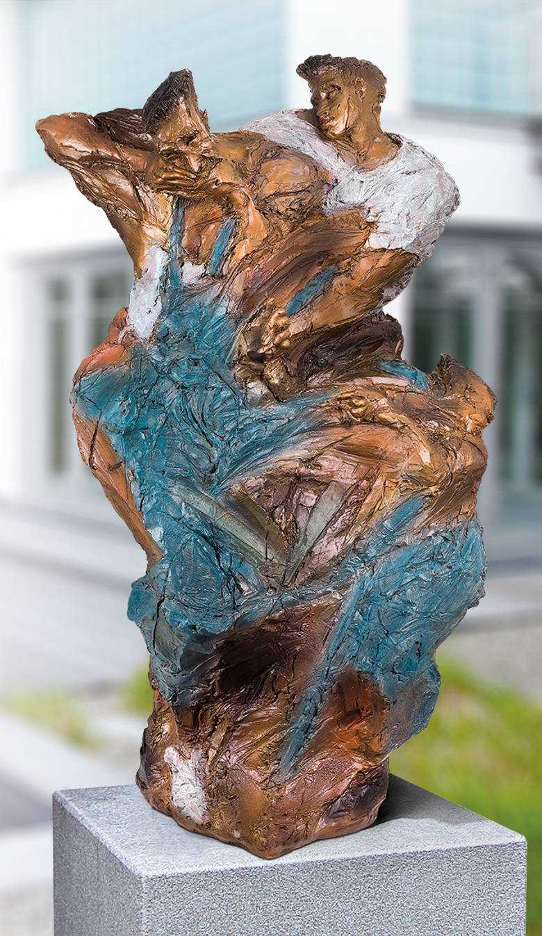 Bronzefigur Three nice mice von France & Hugues Siptrott