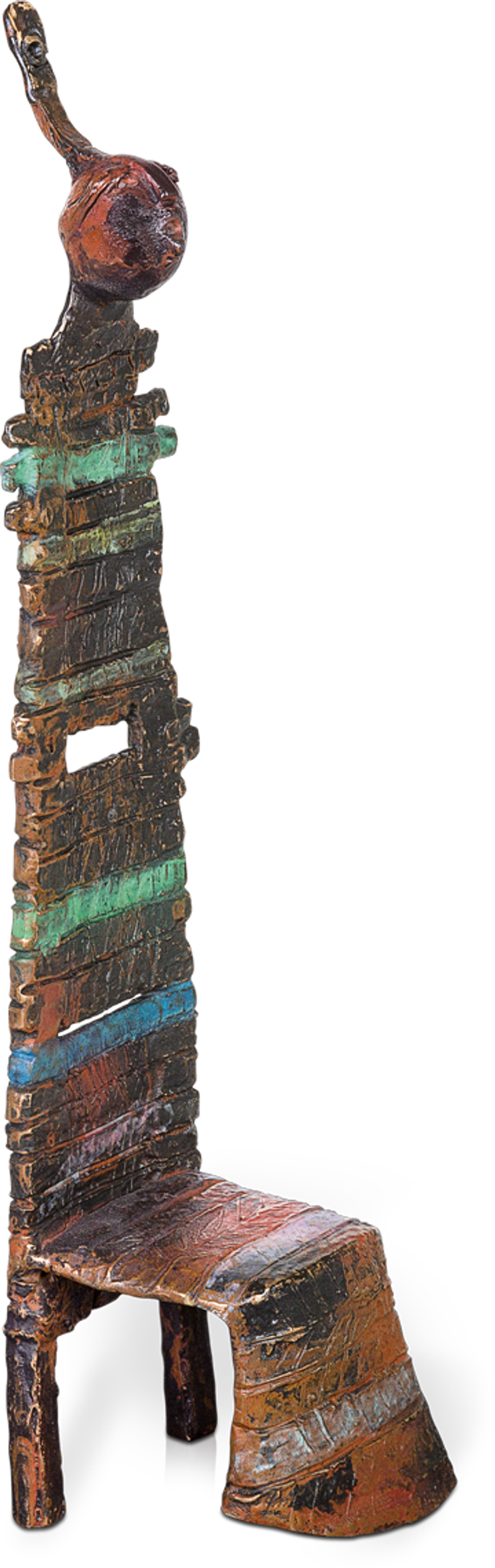 Bronzefigur Chaise magique III von Bettina  Scholl-Sabbatini