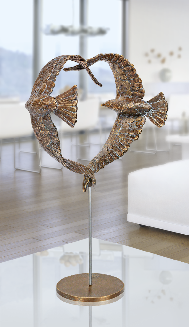 Bronzefigur «Himmelsreigen» aus dem Atelier Strassacker