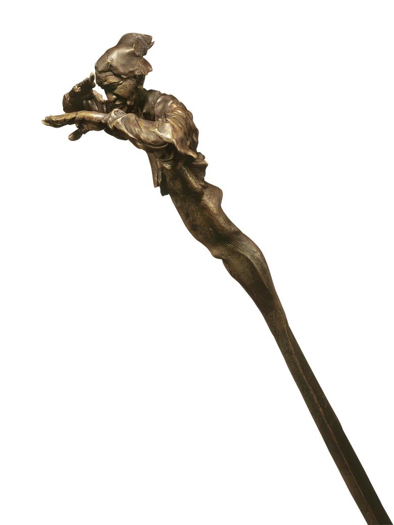 Bronzefigur Astronom von Woytek