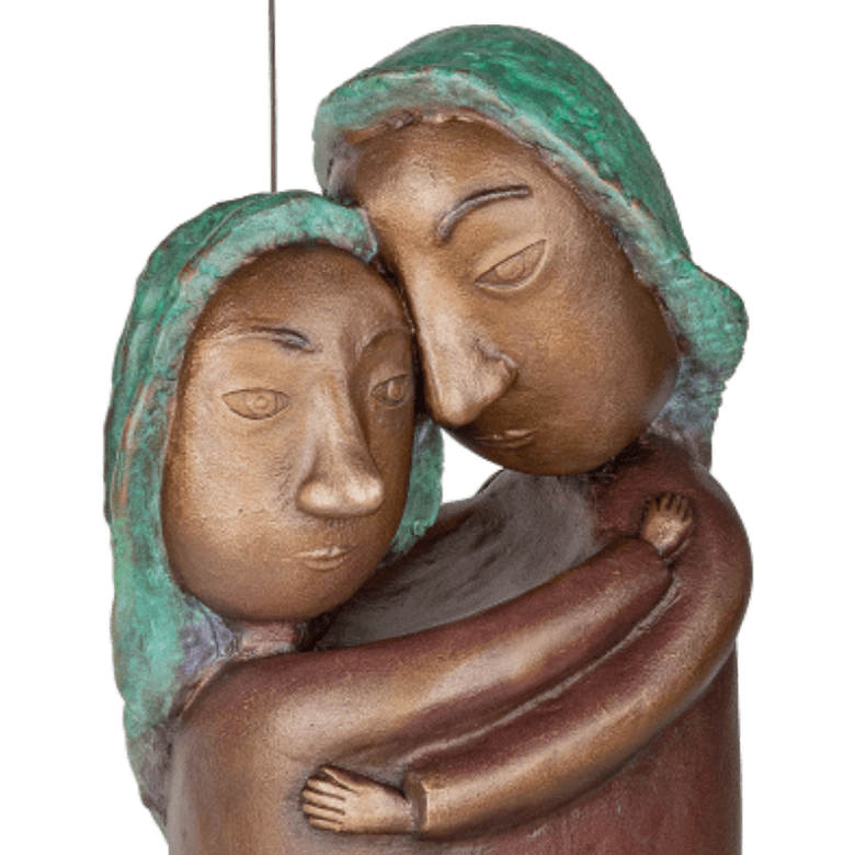 Bronzefigur »Happiness« von Natalia Obada