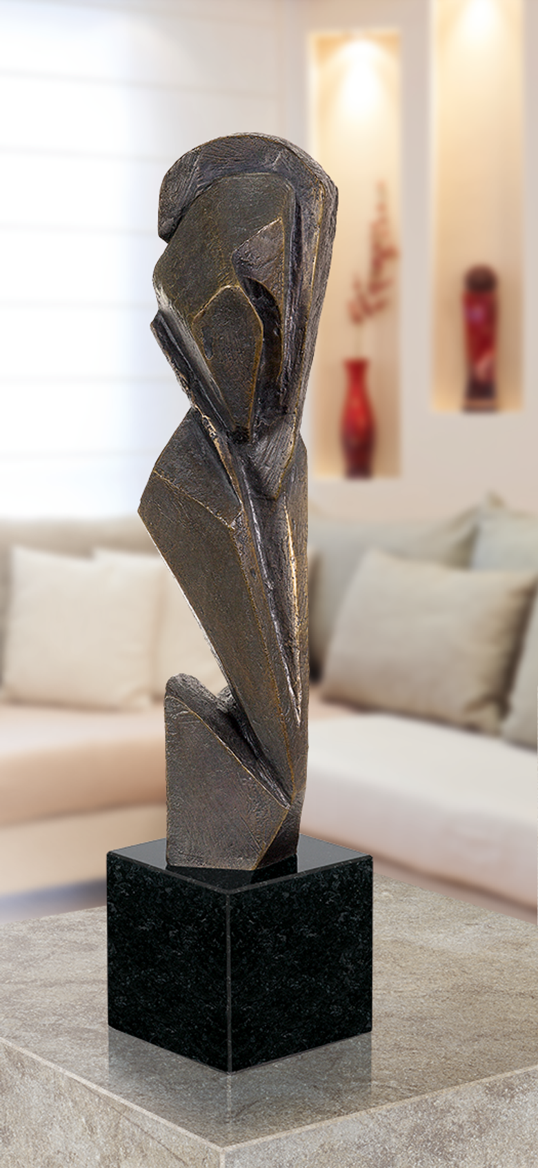 Bronzefigur Vegetamorph von Kay Winkler