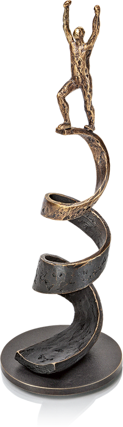 Bronzefigur «Erfolg» aus dem Atelier Strassacker
