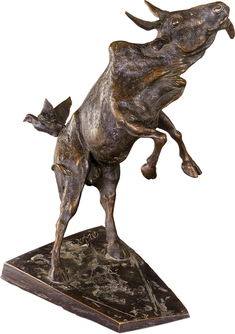 Bronzefigur Rodeo in mind von Woytek