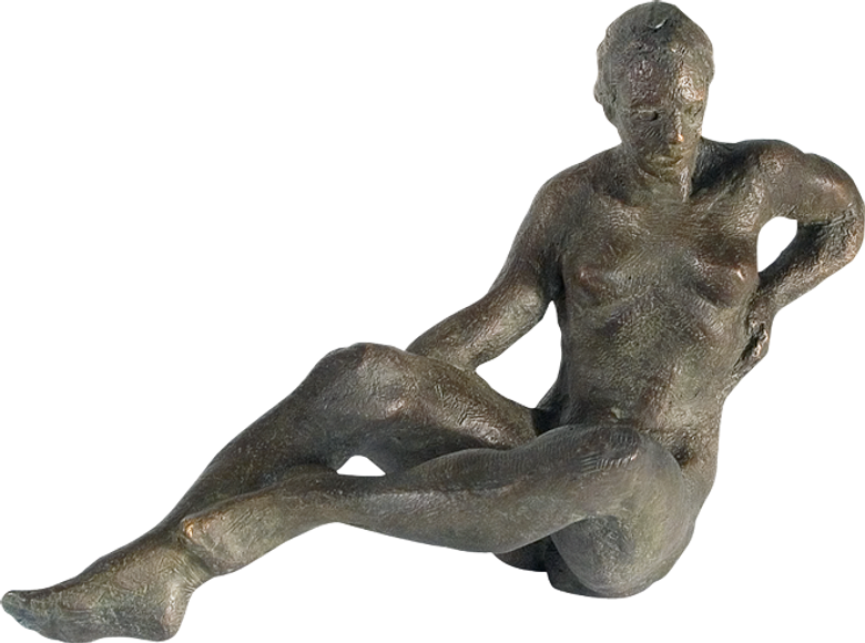 Bronzefigur Vivian die Lebendige von Gudrun Cornford