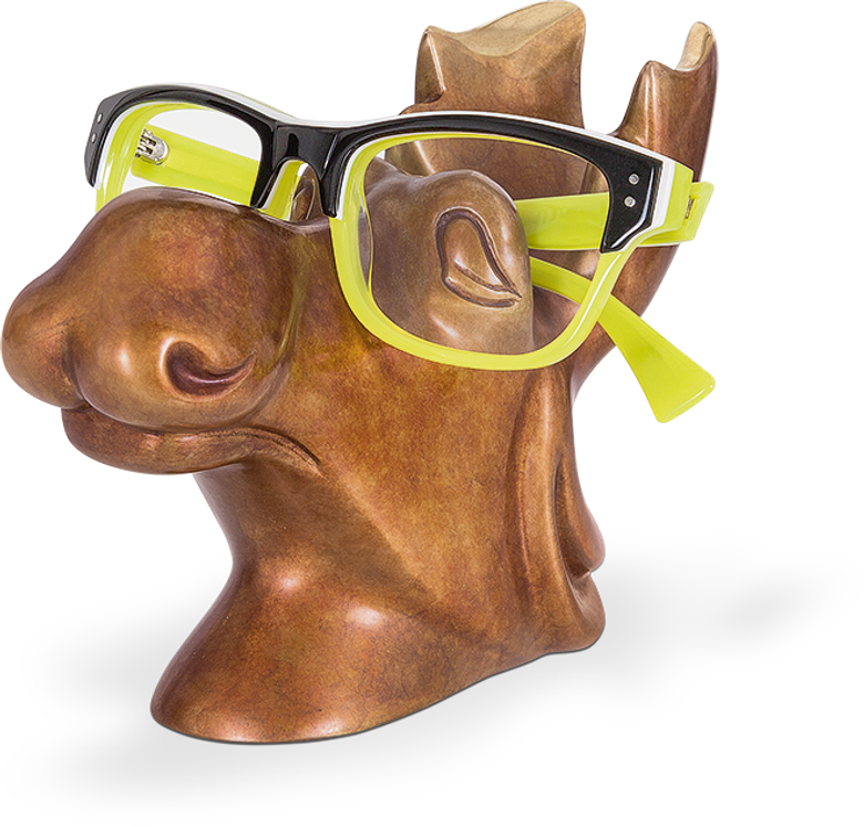 Bronzefigur Elchbulle von Jagna Weber