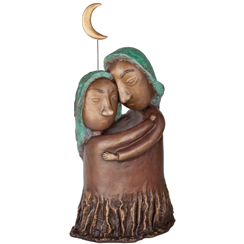 Bronzefigur »Happiness« von Natalia Obada