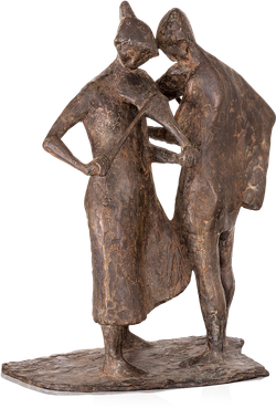 Bronzefigur Instrumentenstimmer von Manfred Welzel