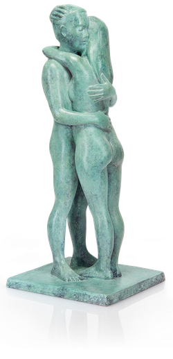 Bronzefigur Liebespaar von Sorina von Keyserling